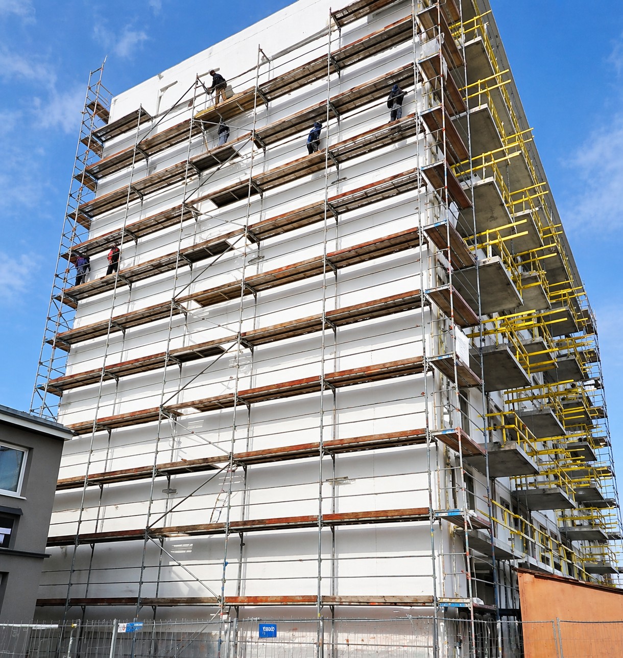 Stan ścian przed pracami