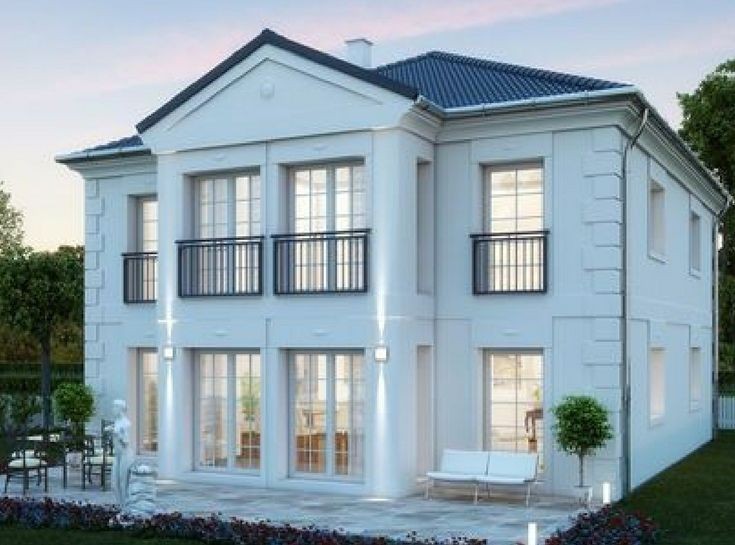 Gotowa elewacja domu jednorodzinnego w Warszawie - realizacja FillPro