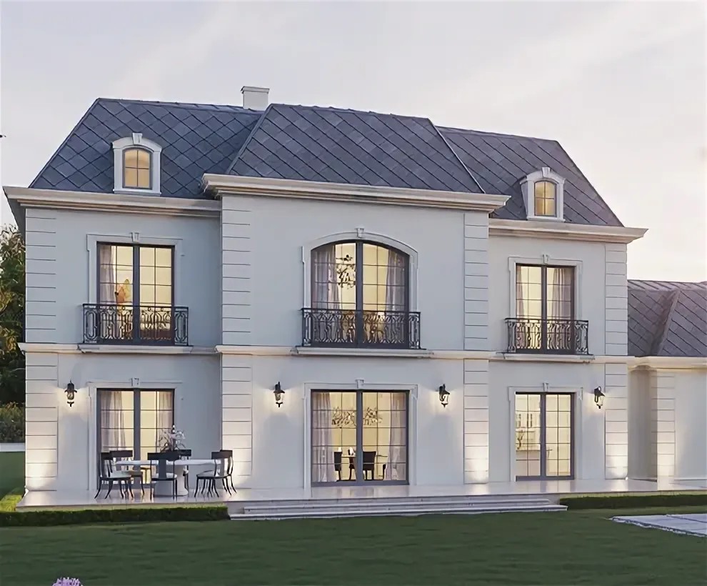 Gotowa elewacja domu jednorodzinnego w Warszawie - realizacja FillPro