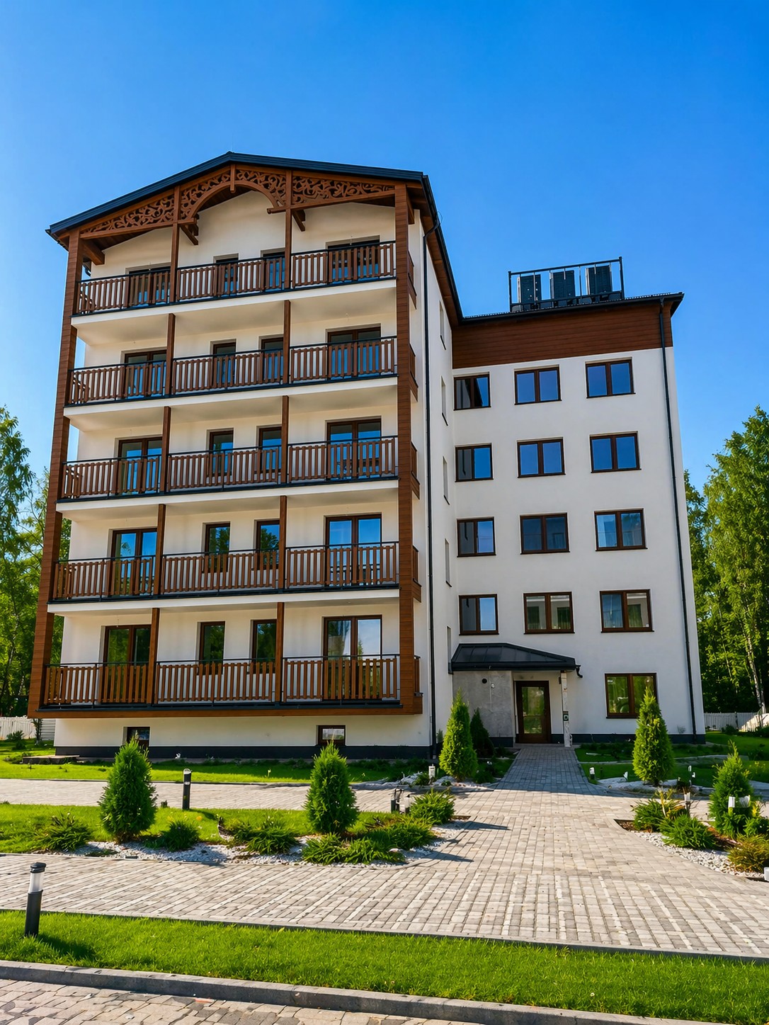 Gotowa elewacja domu jednorodzinnego w Warszawie - realizacja FillPro